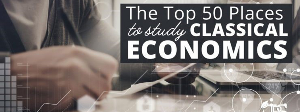 ALT ranked among the Top 50 Places to Study Classical Economics